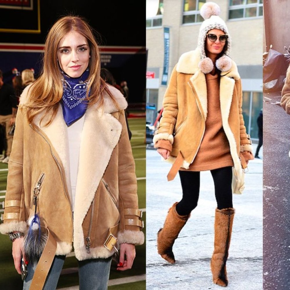 Acne Studios Velocite Oversized Shearling Jacket